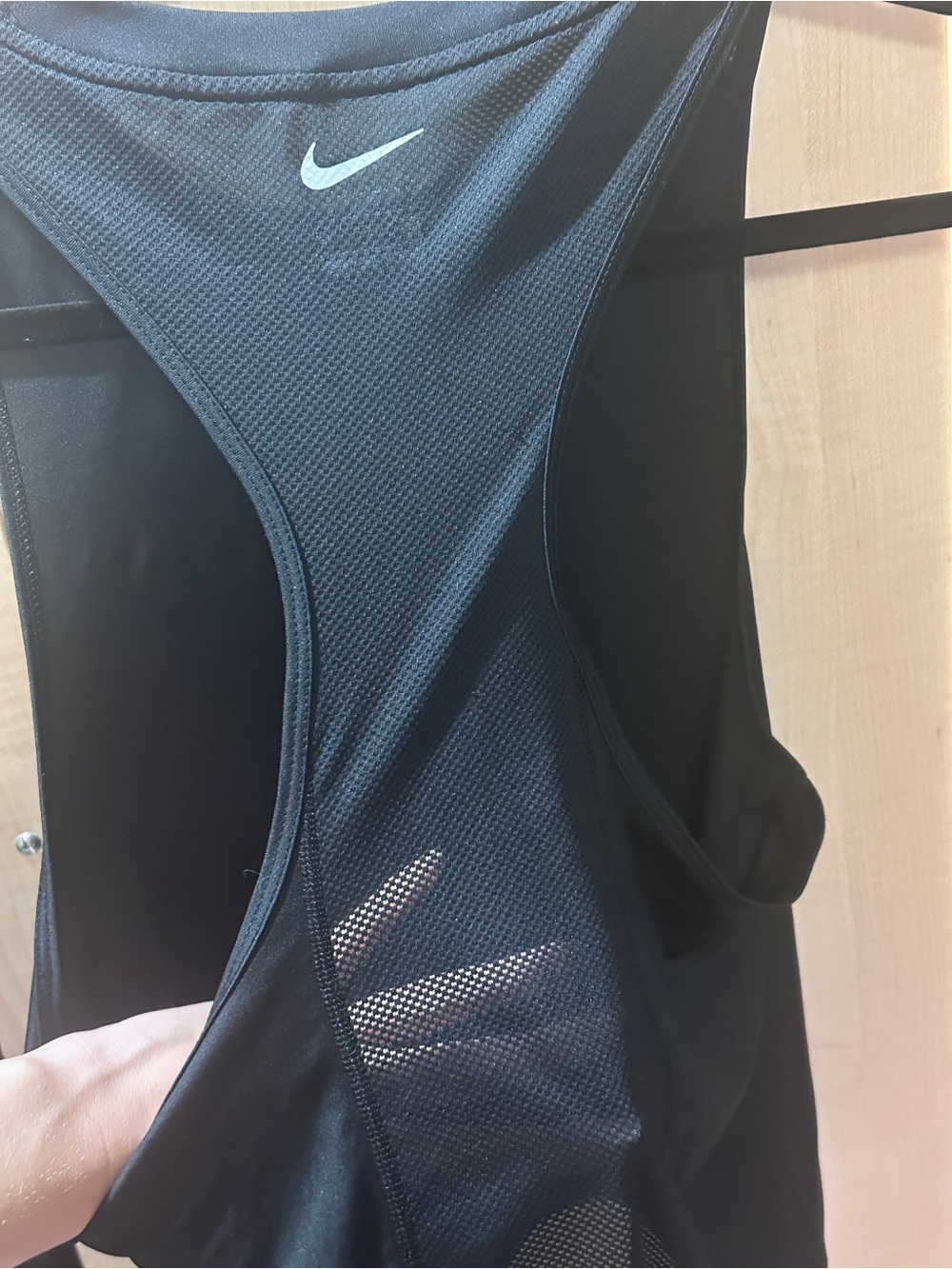 Nike Black Dri-FIT Women's Tank Top with White Swoosh